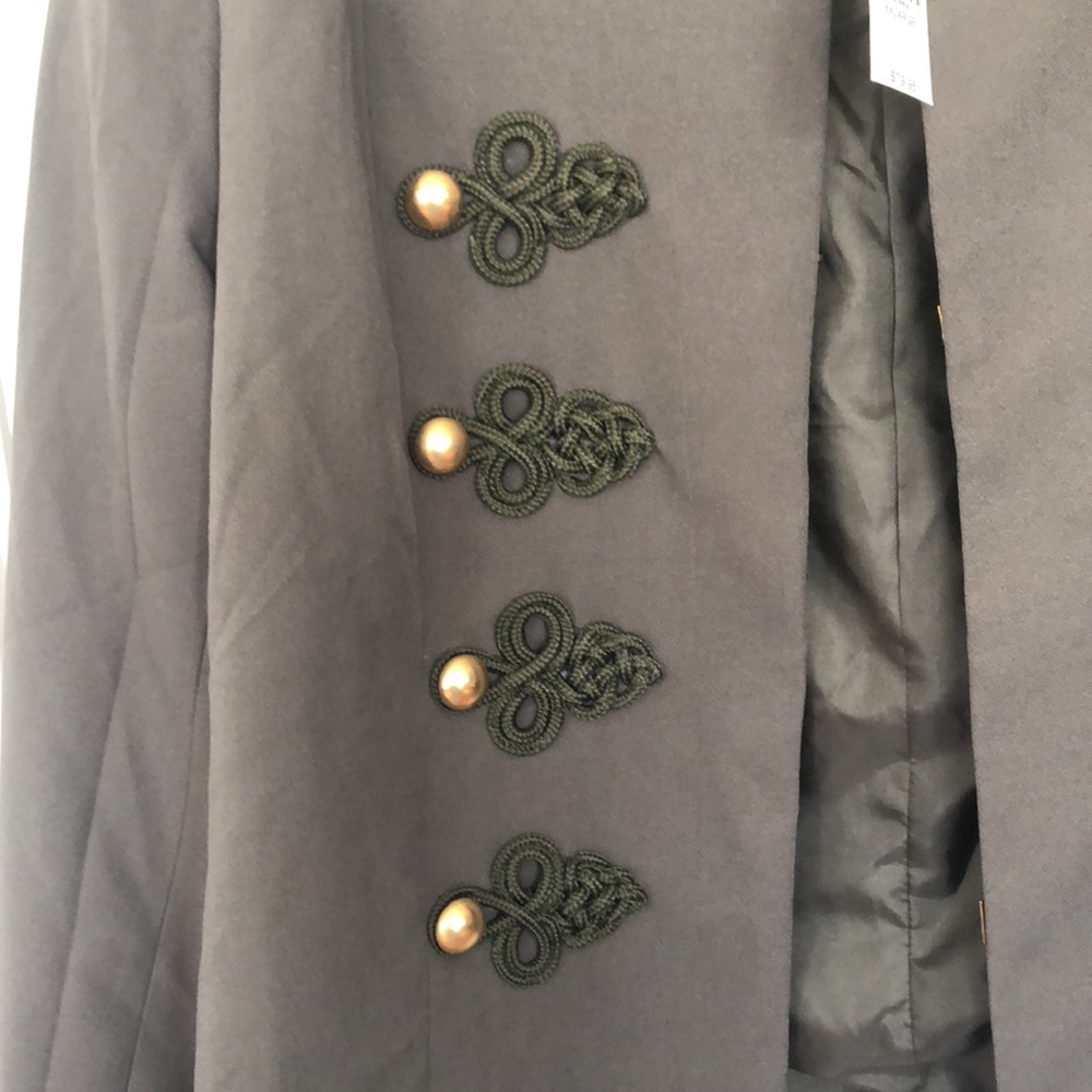 NWT stylish blazer green from NY n Co Soho size XXL - Picture 4 of 7